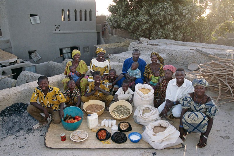 Alimentation : consommation hebdomadaire d'une famille malienne