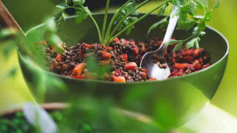 Salade de lentilles