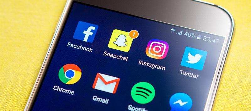 Instagram, Snapchat et autres réseaux sociaux