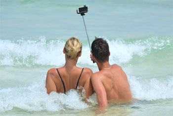 Selfie à la plage