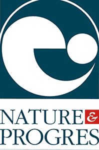 Logo de l'association Nature & Progrès qui certifie les aliments bio