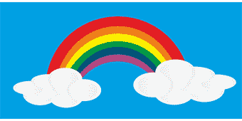 Dessin d'arc-en-ciel